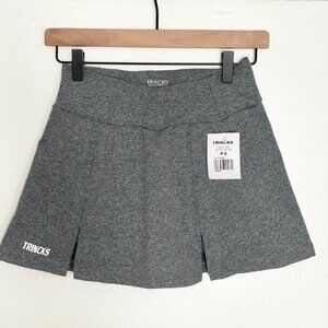 Compression Polyamide Fabric Fitness Skort Heather Grey P
